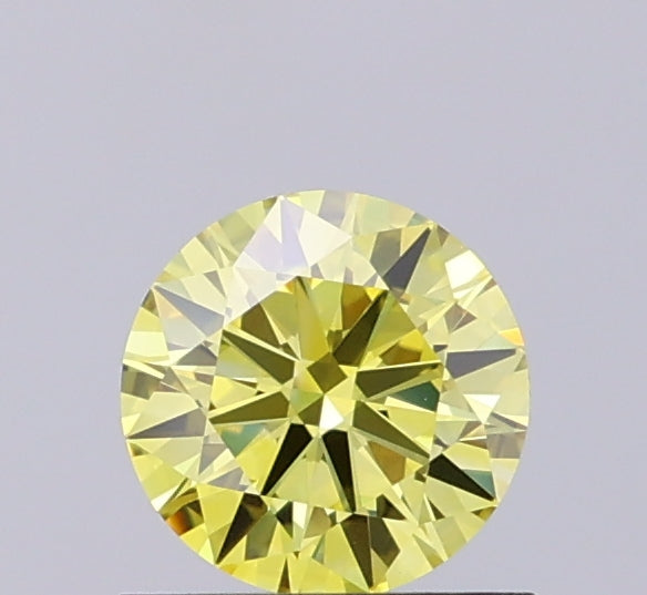 0.75ct Round FANCY VVS2 Lab Created Diamond