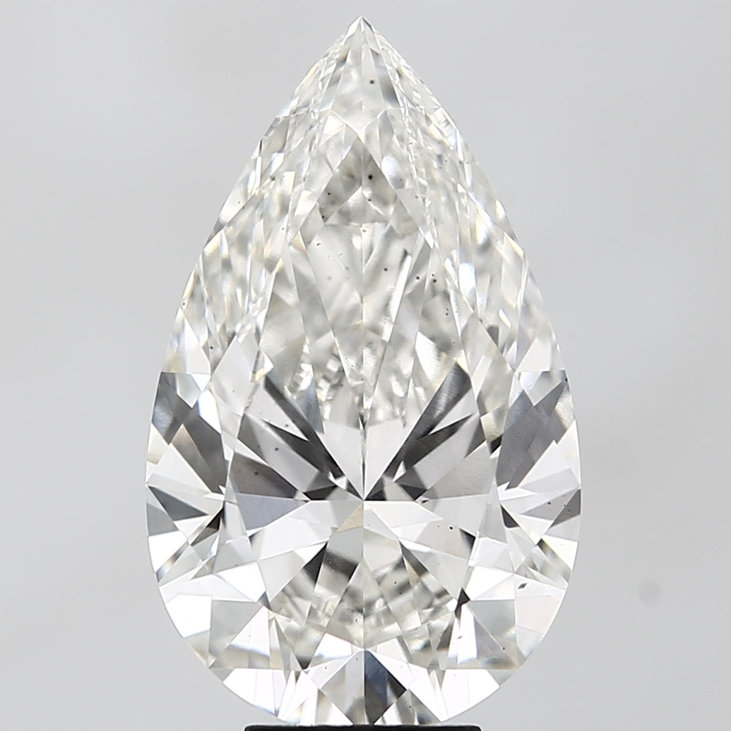 7.54ct Pear G VS2 Lab Created Diamond