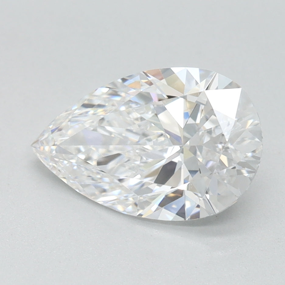1.22ct Pear D IF Lab Created Diamond