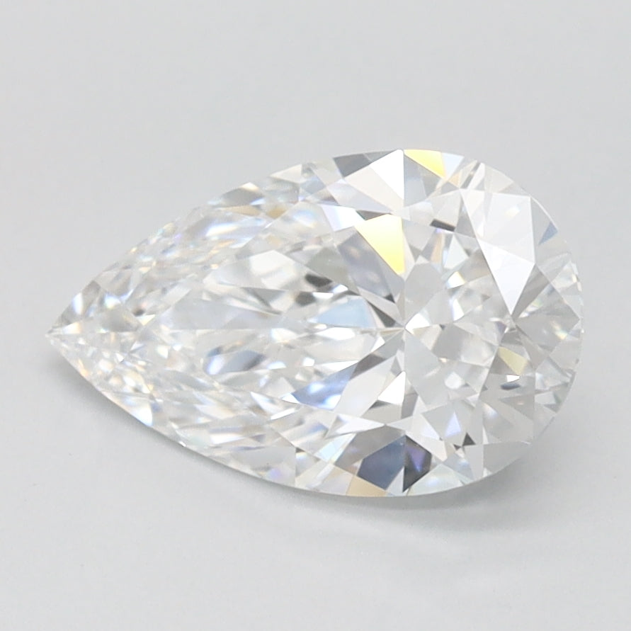 1.09ct Pear D VVS1 Lab Created Diamond