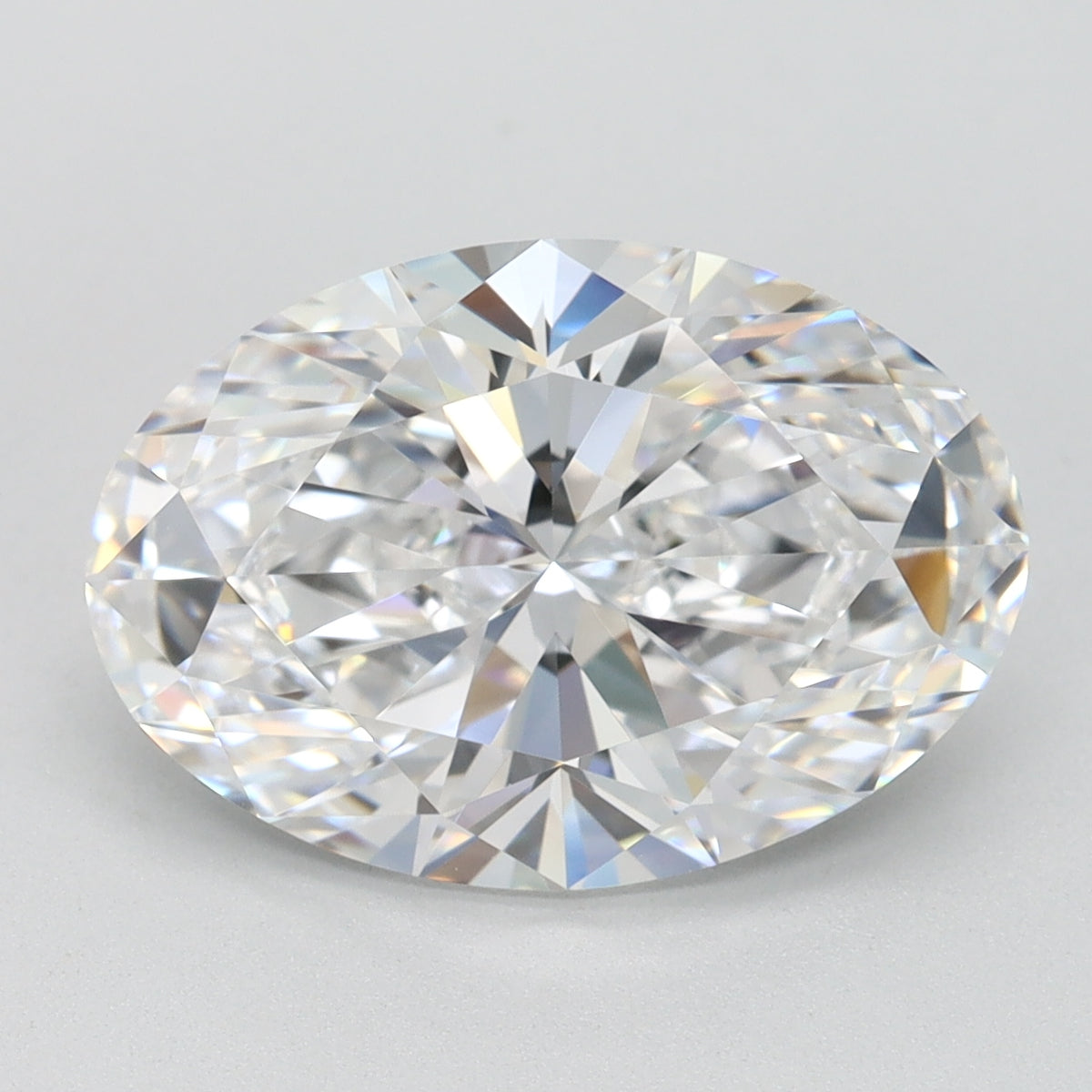 3.6ct Oval D VVS1 Lab Created Diamond