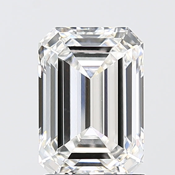 2.05ct Emerald E VVS2 Lab Created Diamond