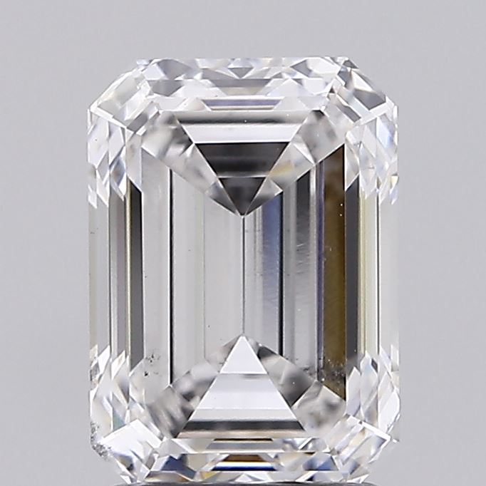 2.02ct Emerald F VS2 Lab Created Diamond
