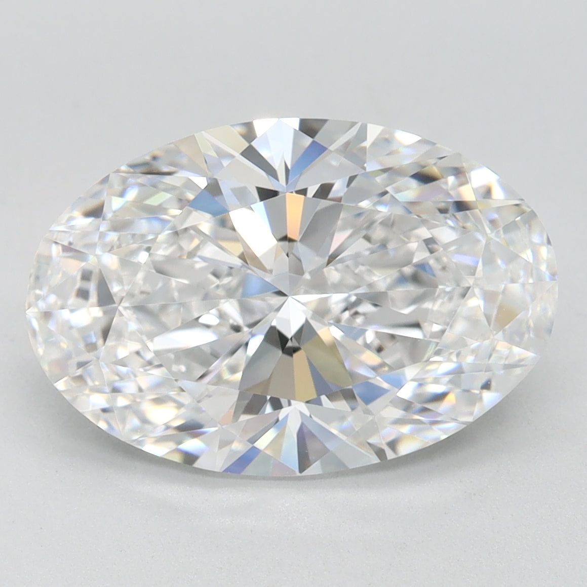 3.38ct Oval D IF Lab Created Diamond