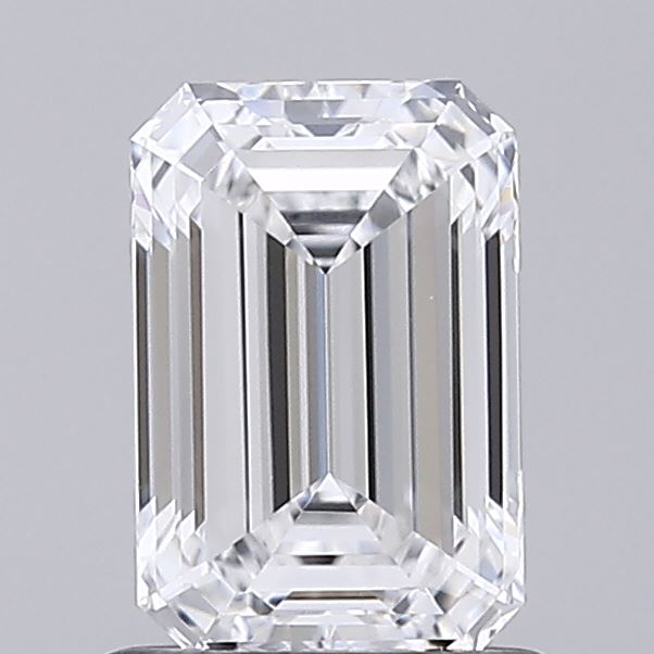1.04ct Emerald D VVS2 Lab Created Diamond