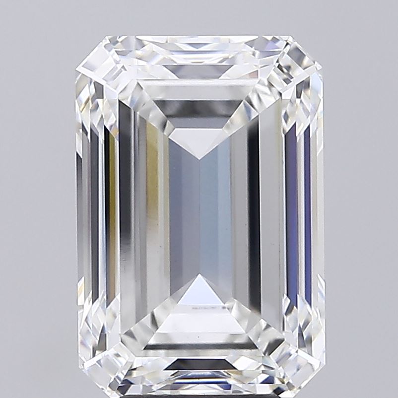 6.2ct Emerald F VVS2 Lab Created Diamond