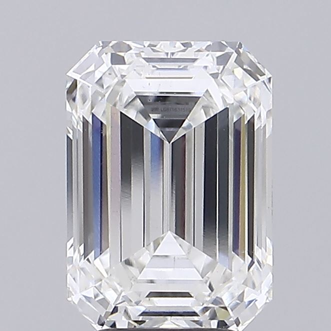 4.09ct Emerald F VS1 Lab Created Diamond