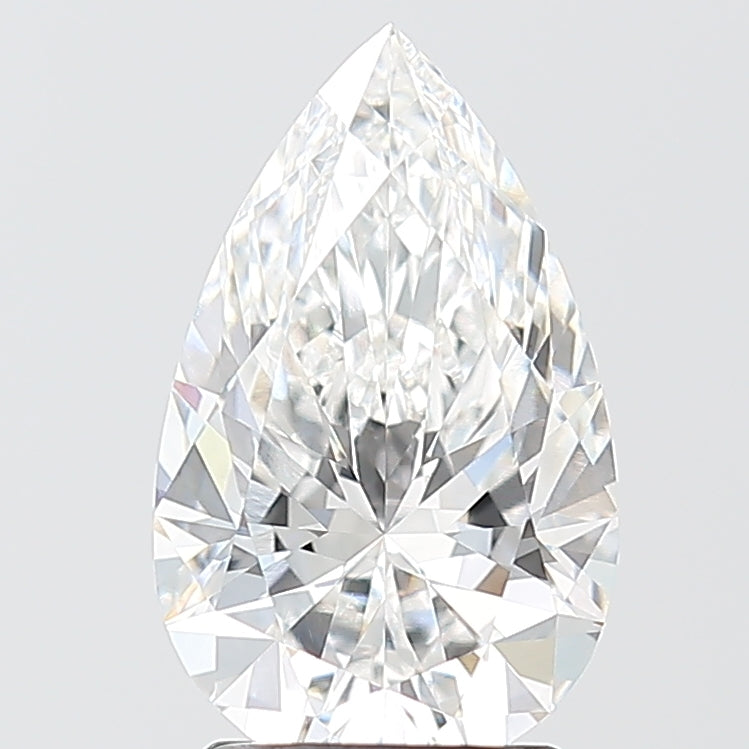 2.1ct Pear E VVS2 Lab Created Diamond