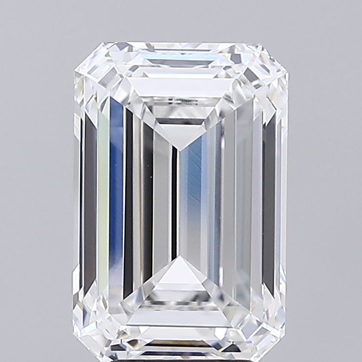 5.07ct Emerald E VVS1 Lab Created Diamond