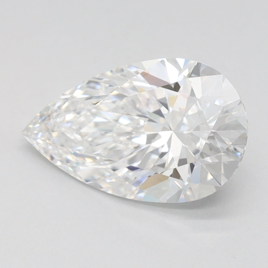 1.09ct Pear D IF Lab Created Diamond