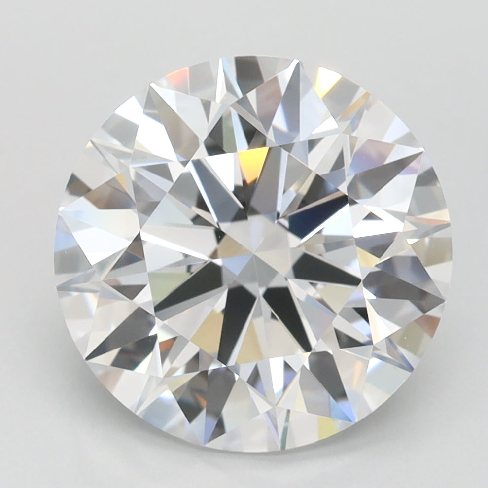 3.19ct Round D IF Lab Created Diamond