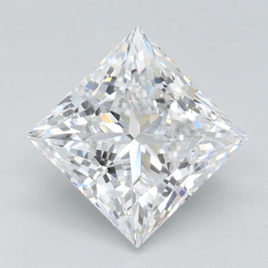 1.5ct Princess D IF Lab Created Diamond