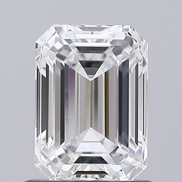 1.01ct Emerald D VVS2 Lab Created Diamond