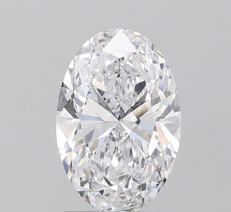 1.56ct Oval D VVS2 Lab Created Diamond