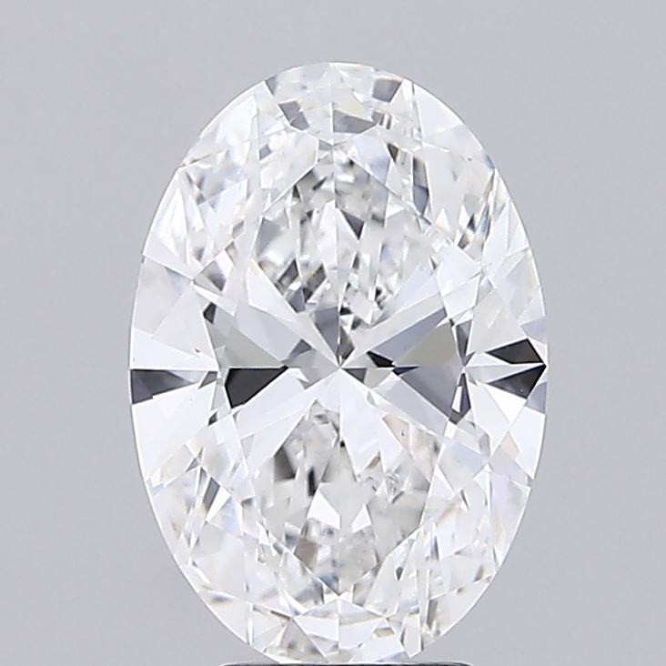 4.01ct Oval D VVS2 Lab Created Diamond