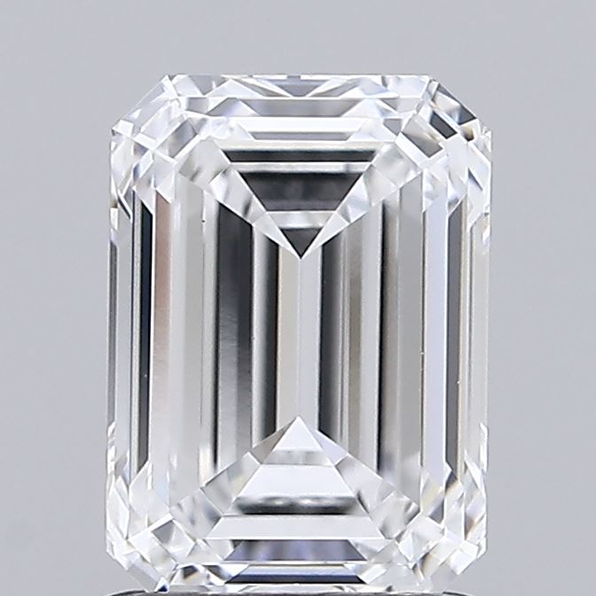 1.53ct Emerald D VVS2 Lab Created Diamond