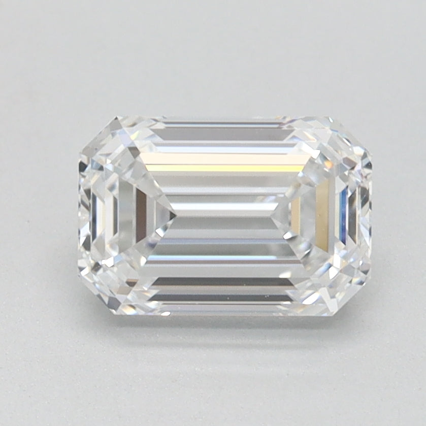 1.06ct Emerald D VVS1 Lab Created Diamond
