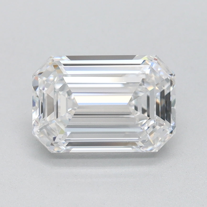 1.05ct Emerald D VVS1 Lab Created Diamond