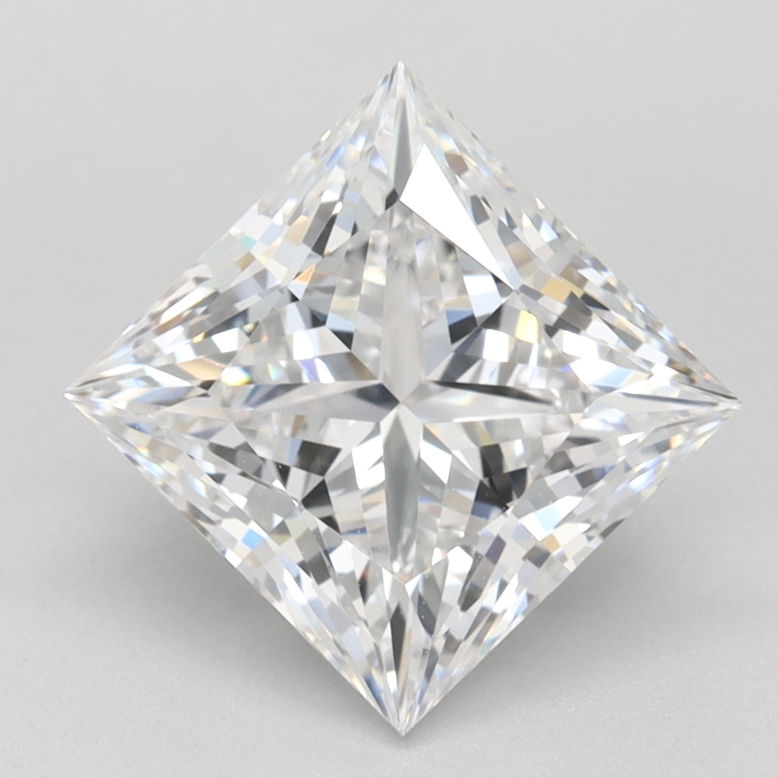 3.24ct Princess D VVS1 Lab Created Diamond