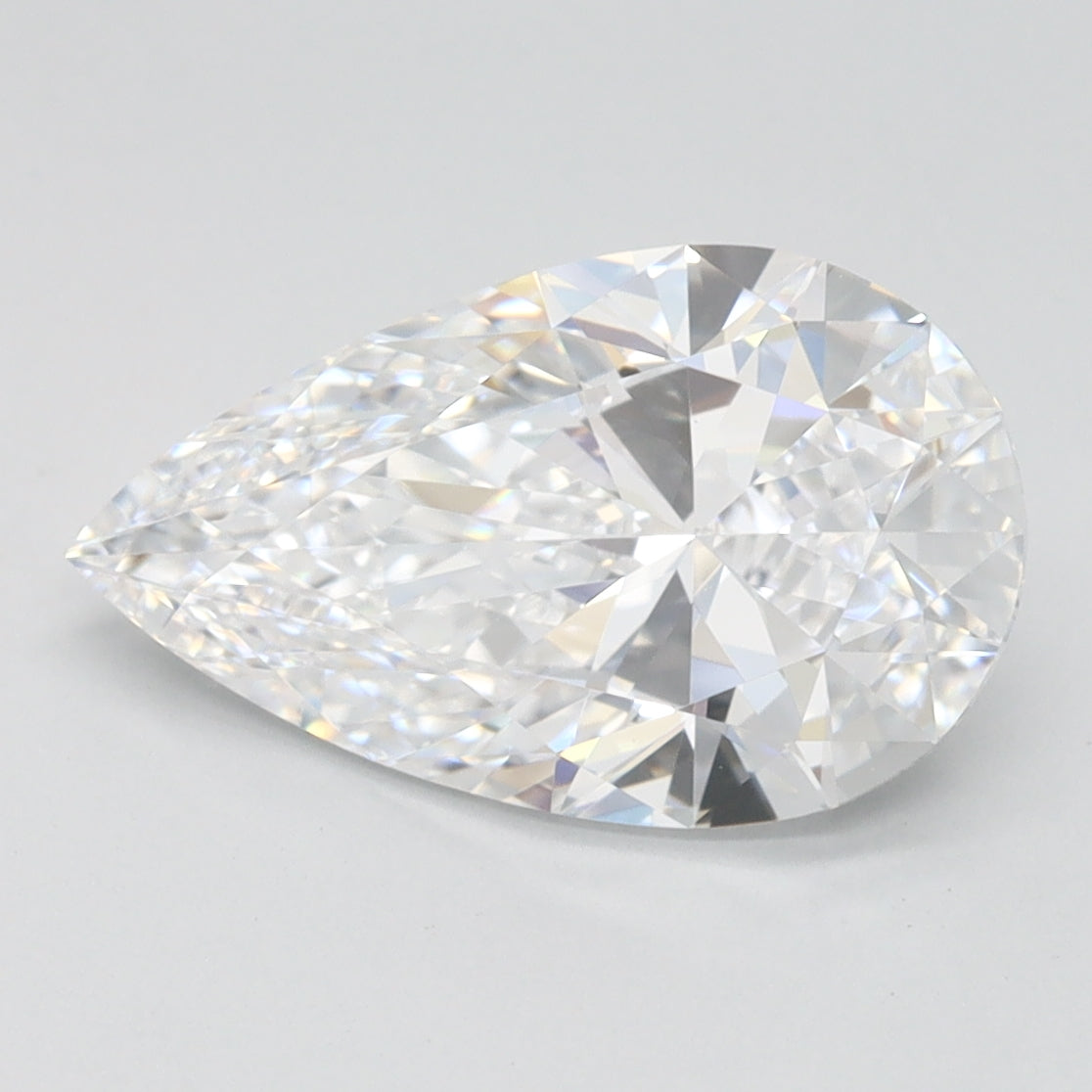 2ct Pear D IF Lab Created Diamond