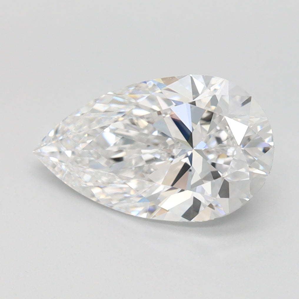 1.3ct Pear D VVS1 Lab Created Diamond