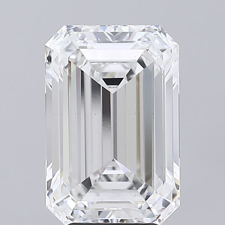 5.1ct Emerald F VS1 Lab Created Diamond