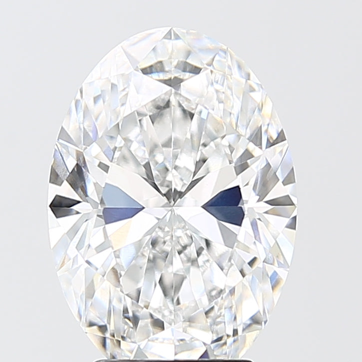 4.1ct Oval D VVS2 Lab Created Diamond