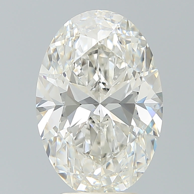 4.45ct Oval G VVS2 Lab Created Diamond
