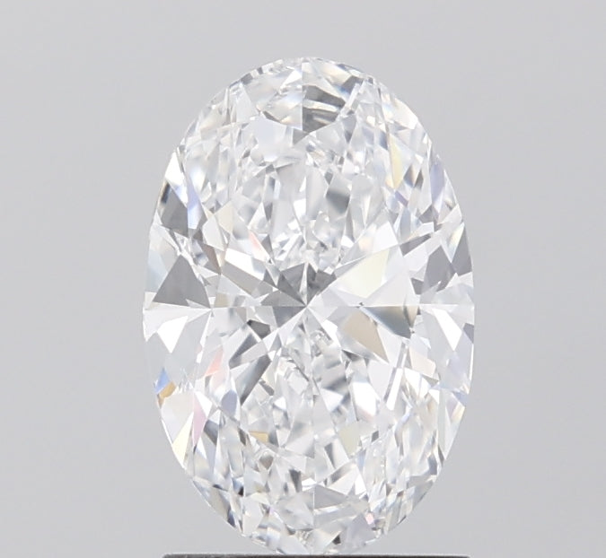 1.6ct Oval D VVS2 Lab Created Diamond