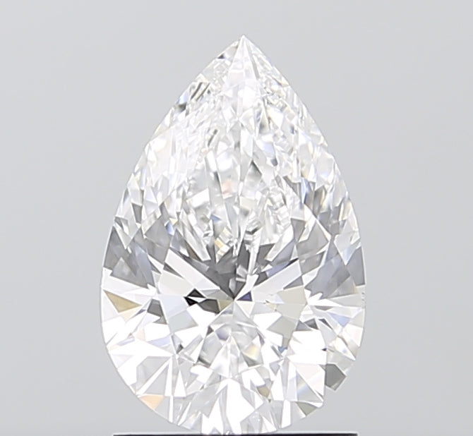 1.5ct Pear D VVS1 Lab Created Diamond