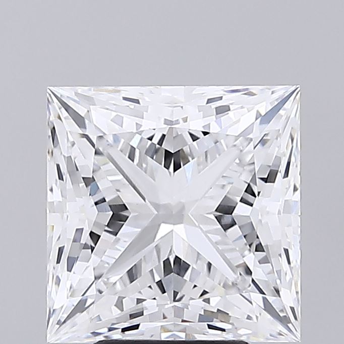 5.11ct Princess D VVS2 Lab Created Diamond