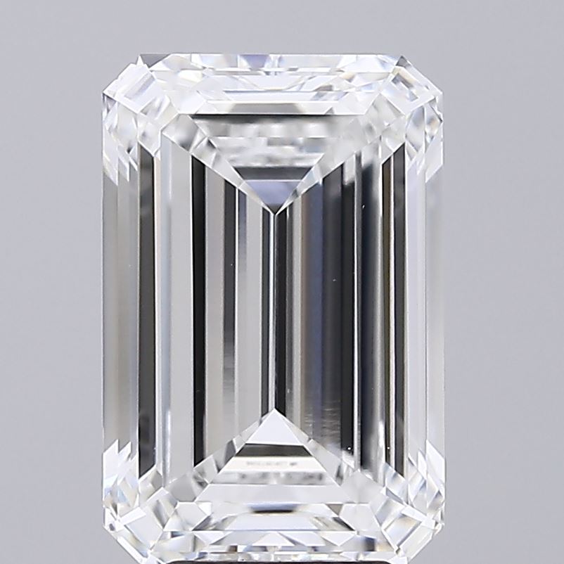 5ct Emerald E VVS2 Lab Created Diamond