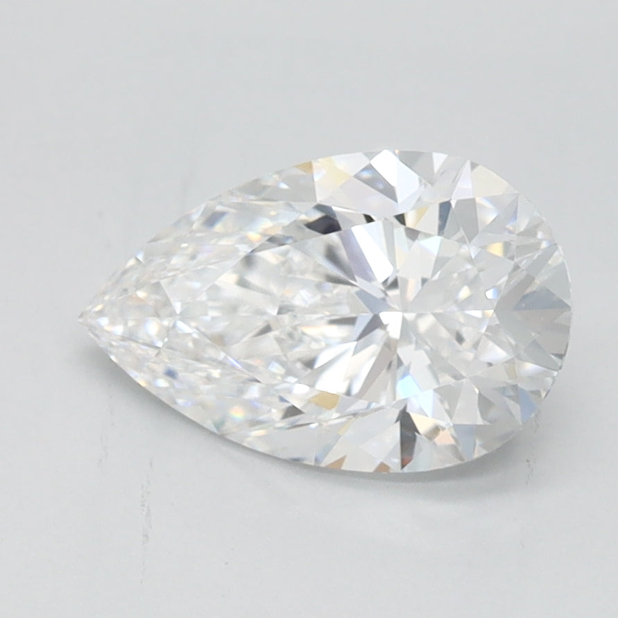 1.01ct Pear D VVS2 Lab Created Diamond