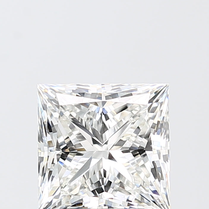 3.09ct Princess F VVS2 Lab Created Diamond