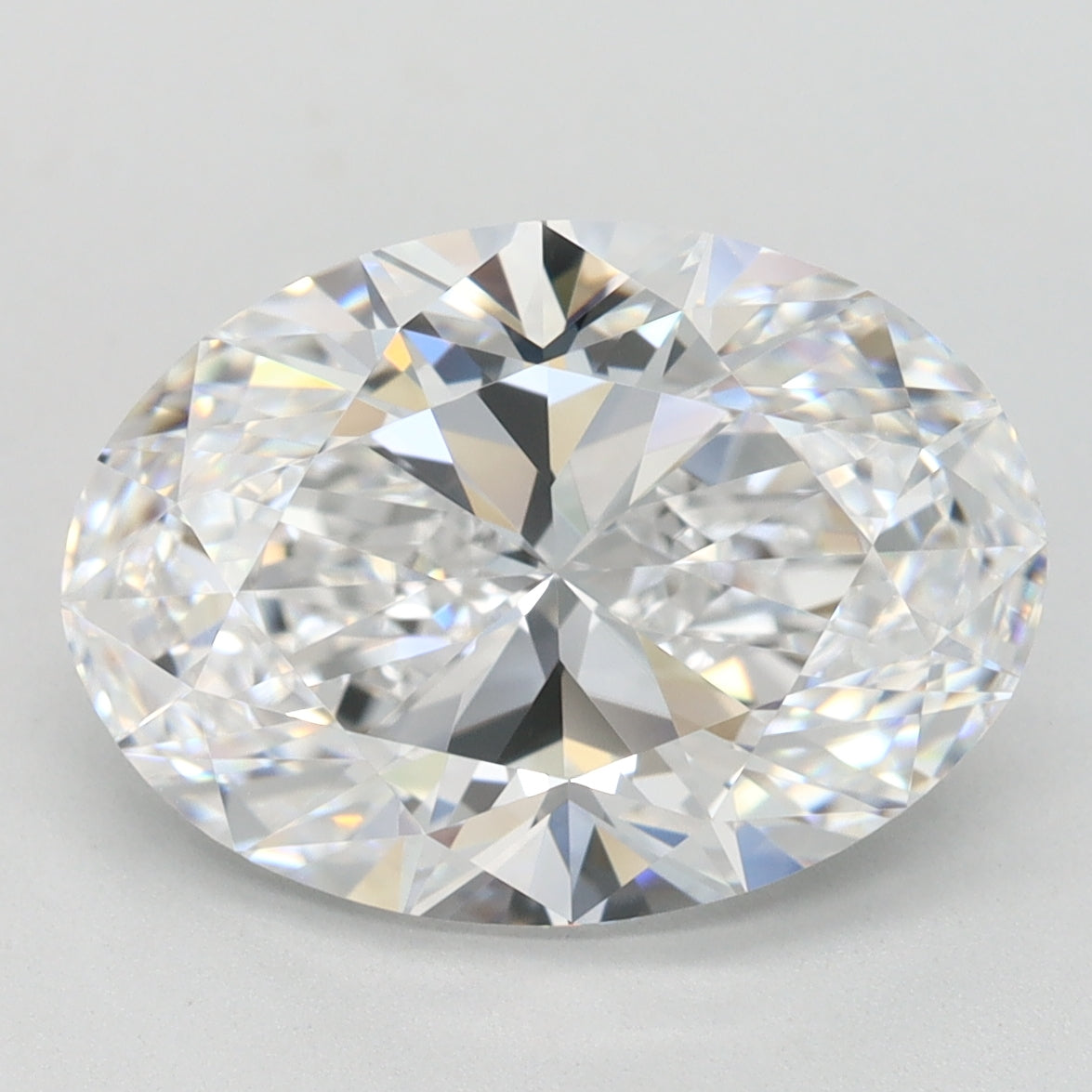 4ct Oval D IF Lab Created Diamond