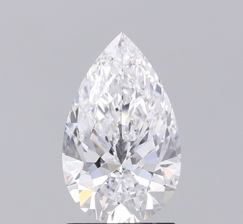 1.6ct Pear D VVS1 Lab Created Diamond