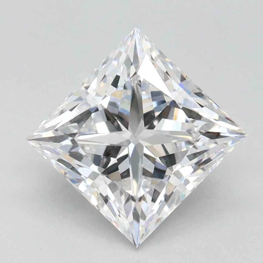 1.45ct Princess D VVS1 Lab Created Diamond
