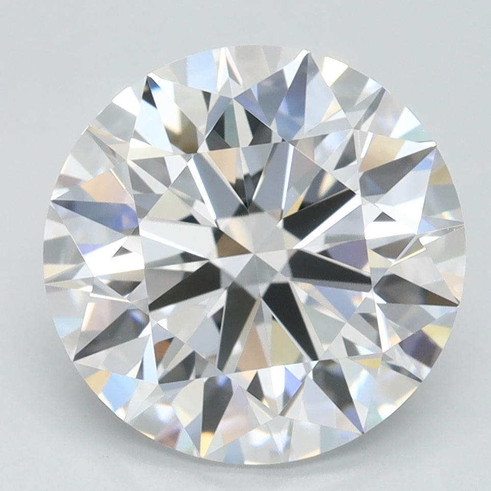 3.49ct Round D IF Lab Created Diamond