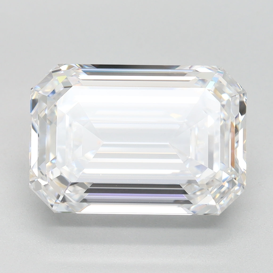 4.1ct Emerald D IF Lab Created Diamond