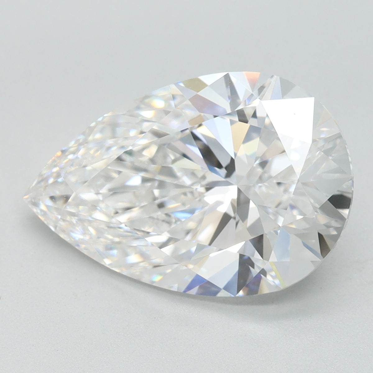 4.18ct Pear D VVS1 Lab Created Diamond