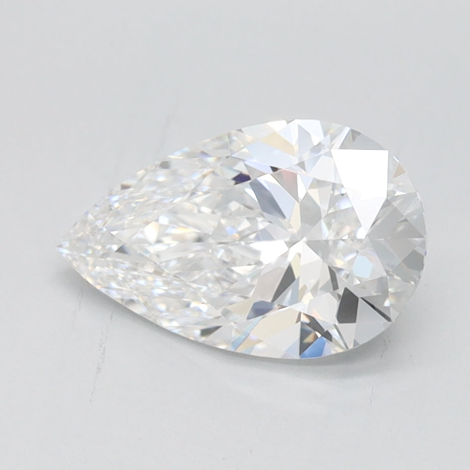 1.02ct Pear D VVS1 Lab Created Diamond