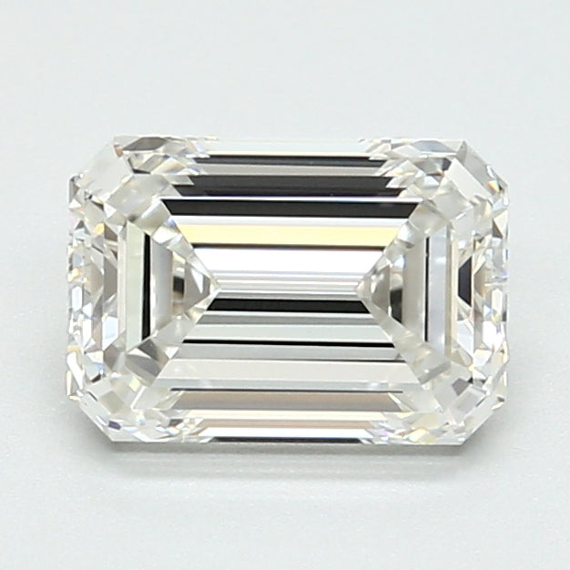 1.38ct Emerald F VVS1 Lab Created Diamond