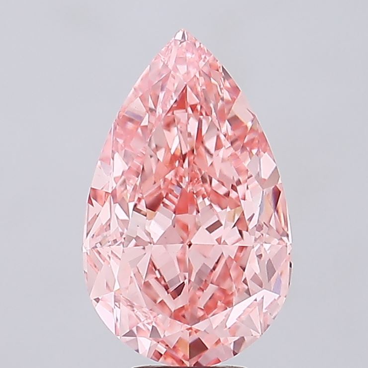 6.31ct Pear VVS2 Lab Created Diamond