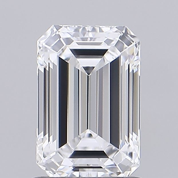 1.23ct Emerald D VVS1 Lab Created Diamond
