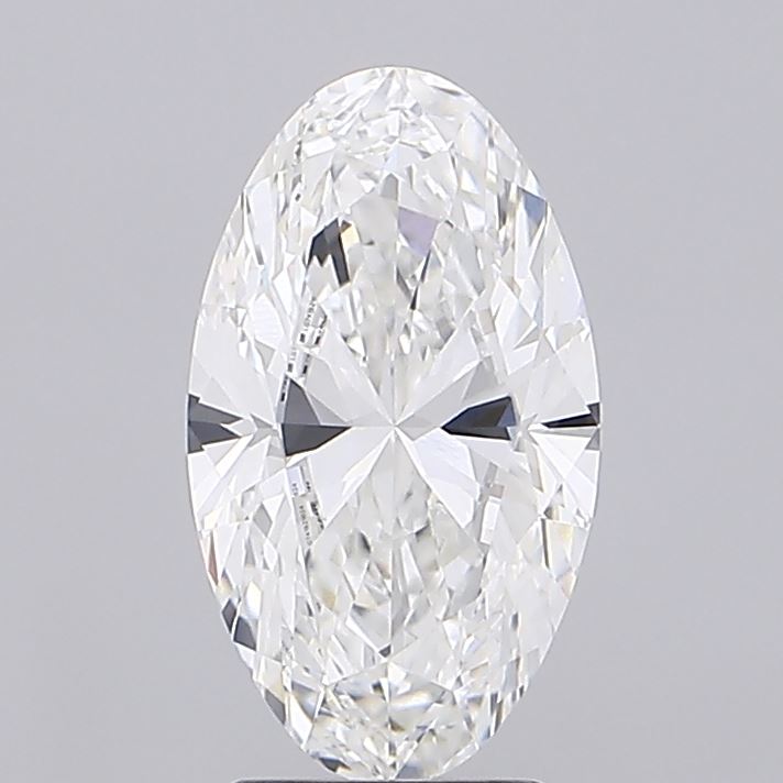 3.03ct Oval E IF Lab Created Diamond