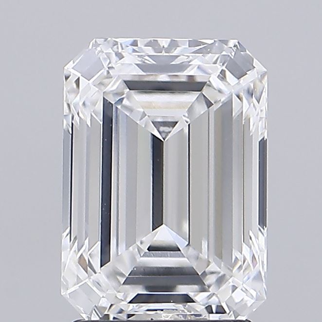 2.5ct Emerald E VVS1 Lab Created Diamond