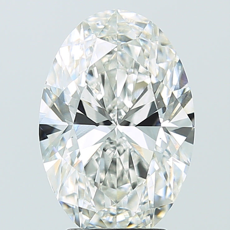 4.09ct Oval F VVS2 Lab Created Diamond