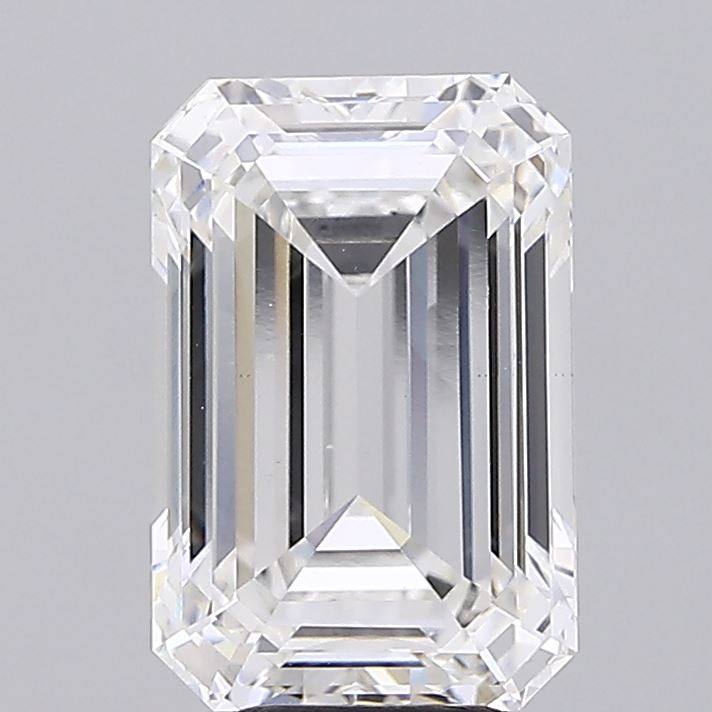 6.02ct Emerald F VS1 Lab Created Diamond