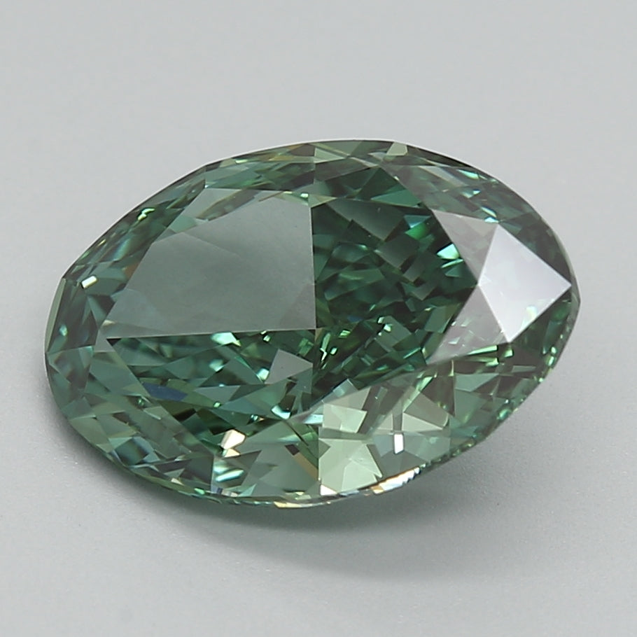 3.05ct Oval VVS2 Lab Created Diamond