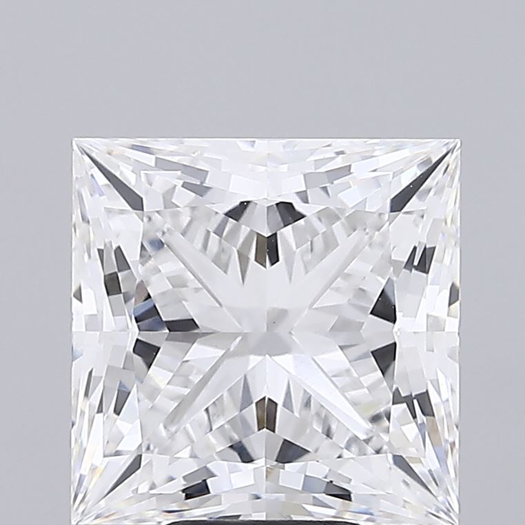 6.61ct Princess E VVS2 Lab Created Diamond
